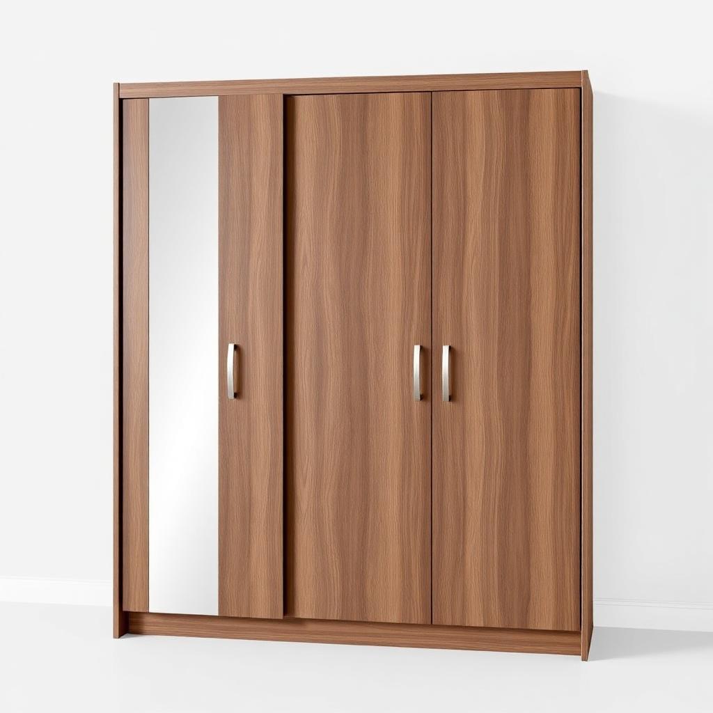 3-Door Sliding Wardrobe with Mirror