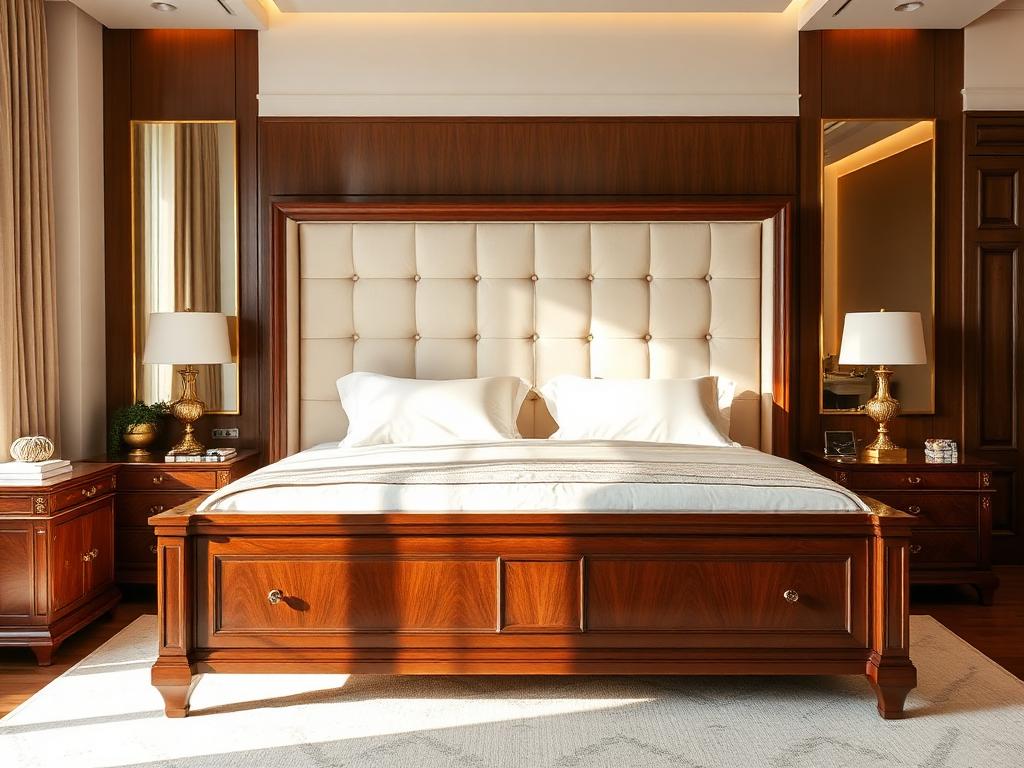 Wooden King Size Bed